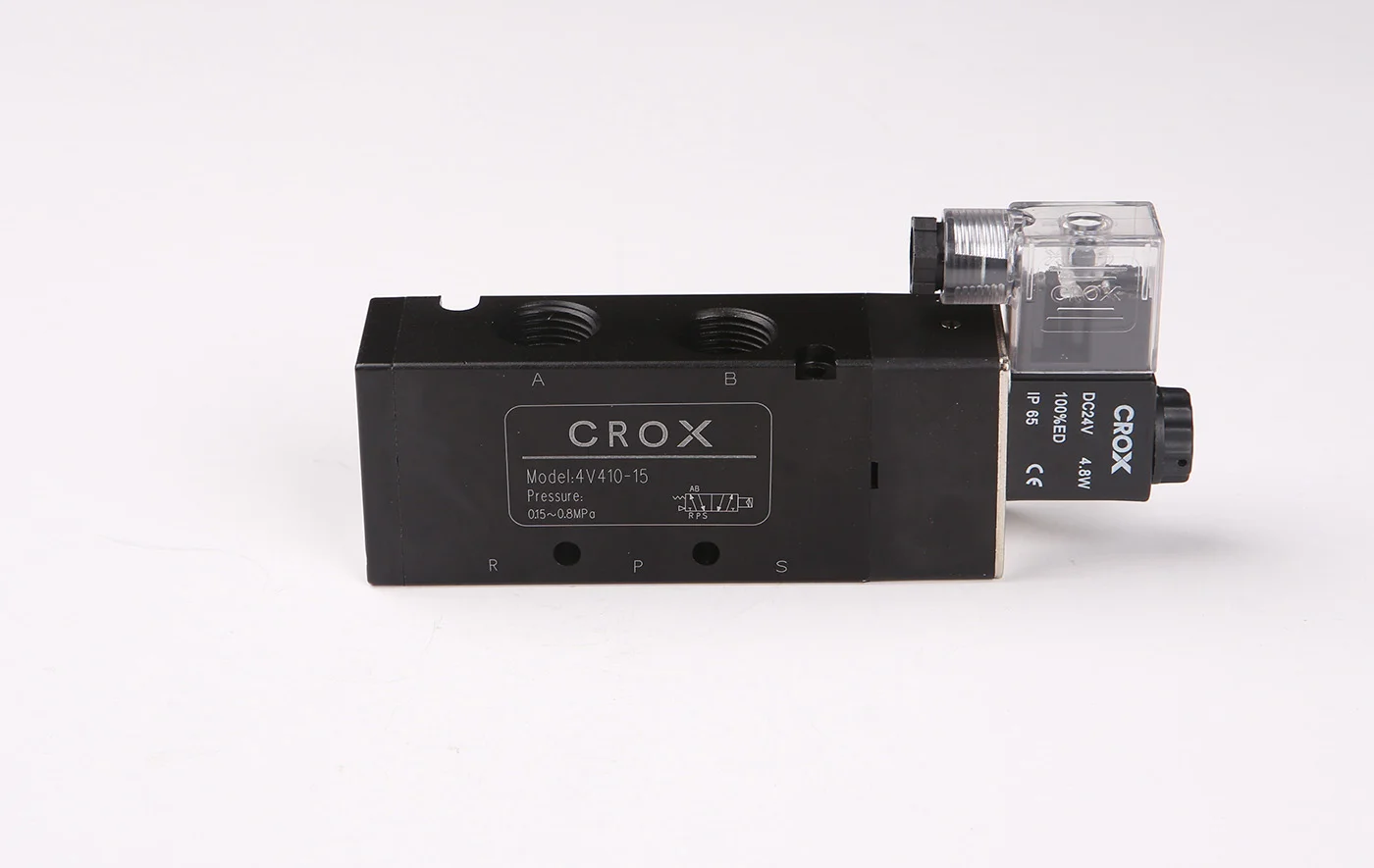 4V410-15 - Tek Bobin Pnömatik Valf 1/2 5/2